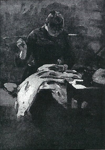 Approaching Girl by Lovis Corinth